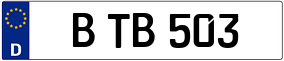Truck License Plate